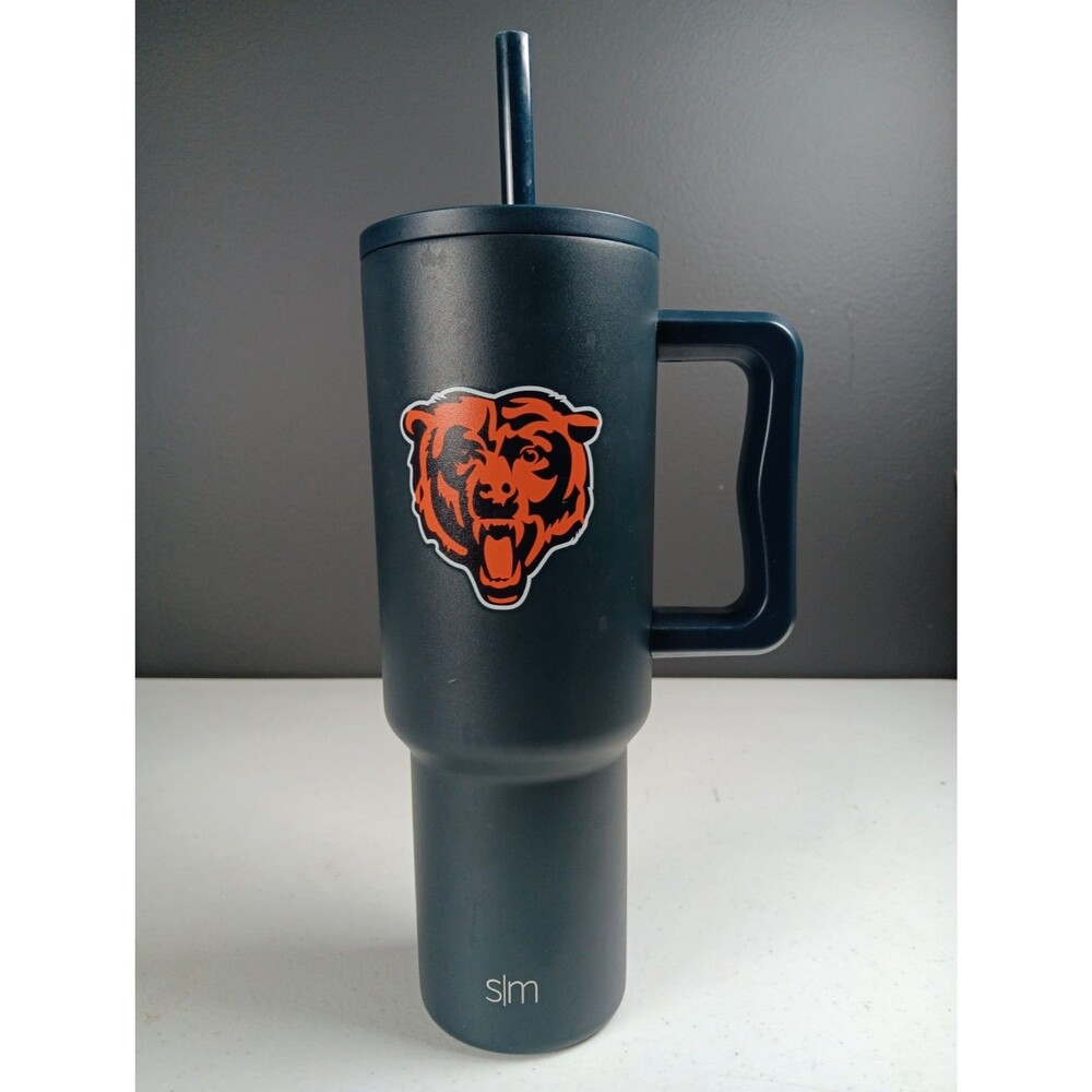 Simple Modern 40oz Chicago Bears Tumbler with Straw